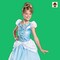 Kids Classic Disney Cinderella Princess Costume with Cameo and Peplum